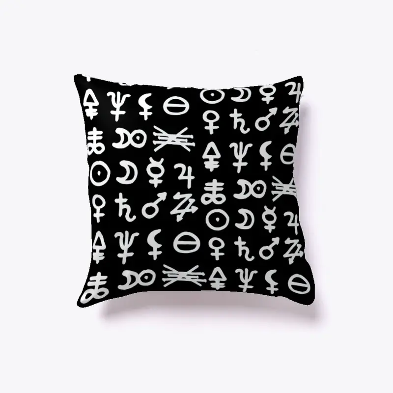 Alchemy Symbols Pillow